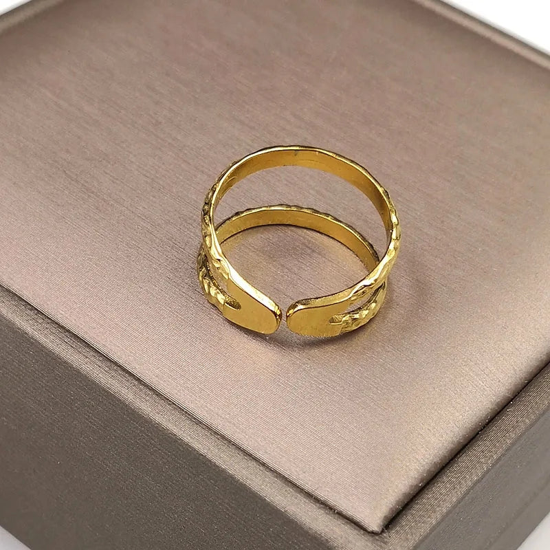 50158Gold Plated Ring