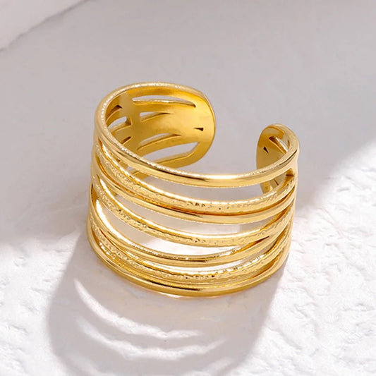 50197 Gold Plated Ring