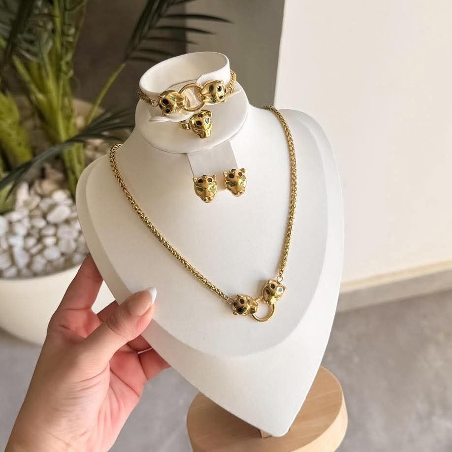 80063 Gold Plated 4 Pieces Set