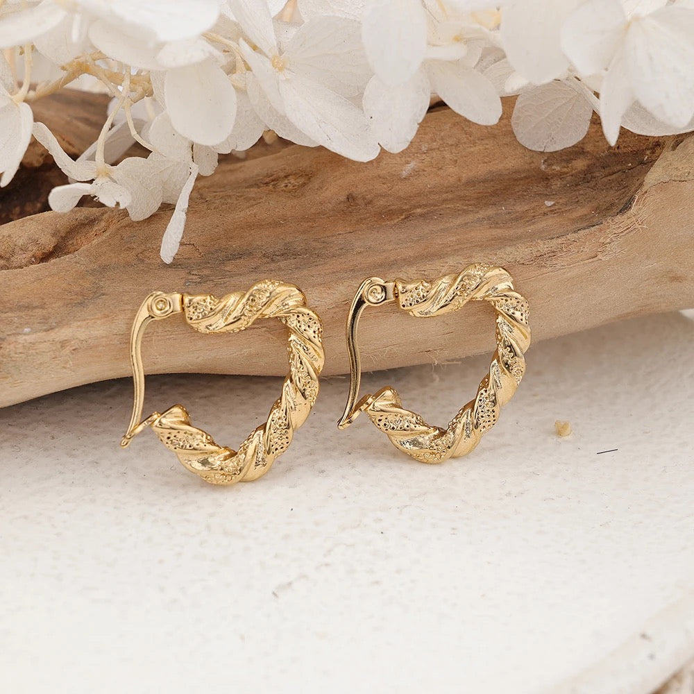 40208 Gold Plated Earrings