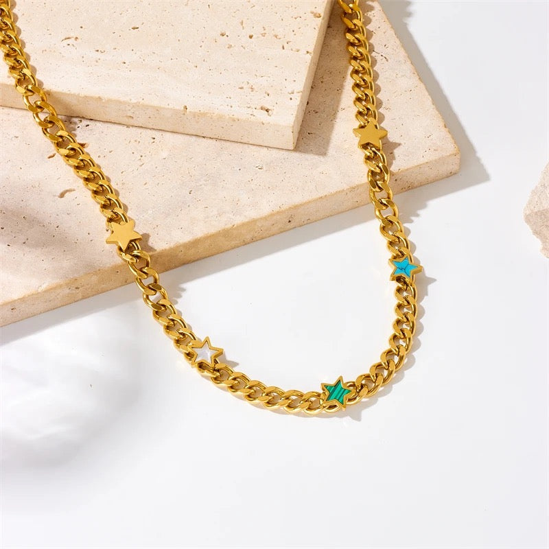 10327 gold plated necklace