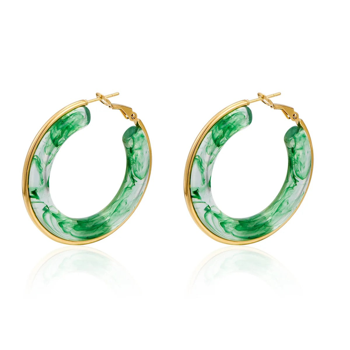 40218 Gold Plated Earrings