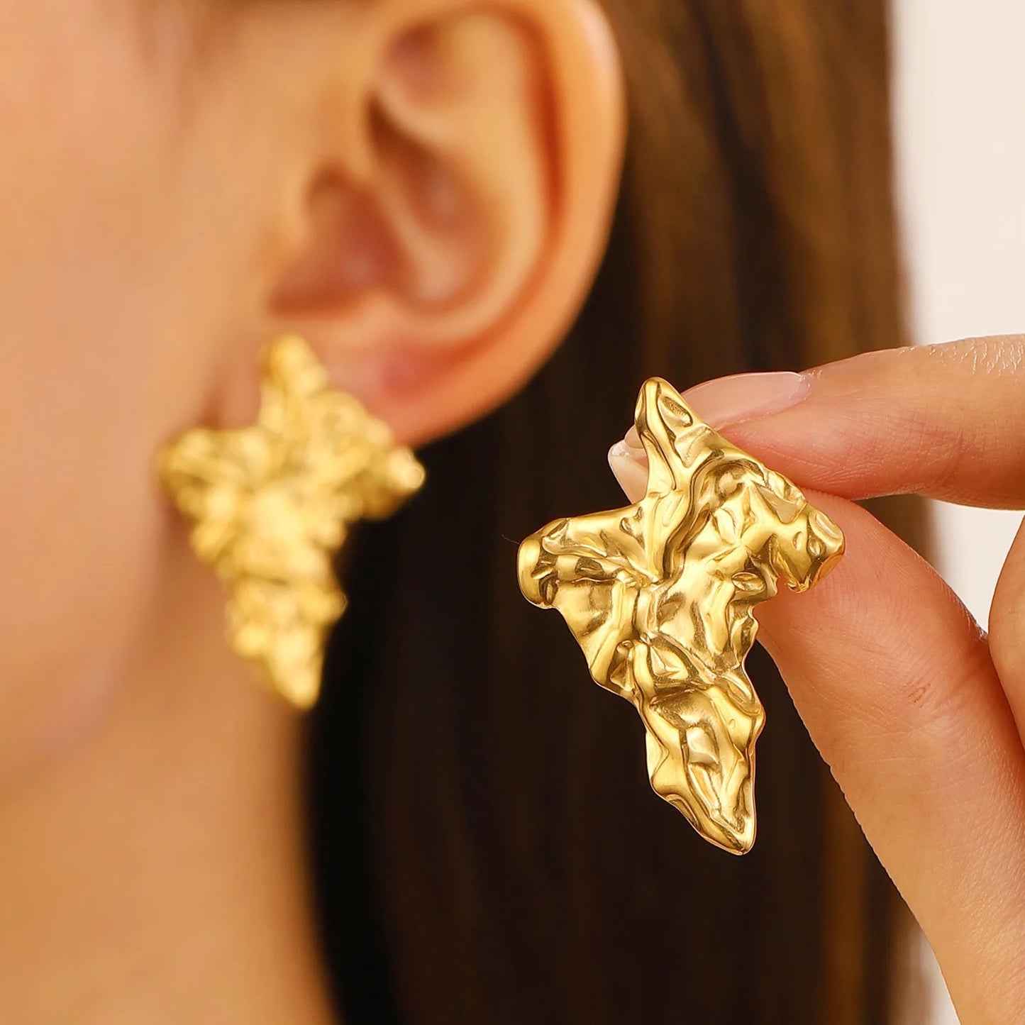 40227 Gold Plated Earrings