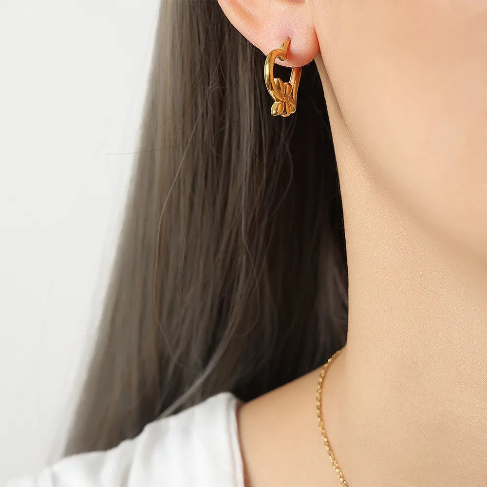 40204 Gold Plated Earrings