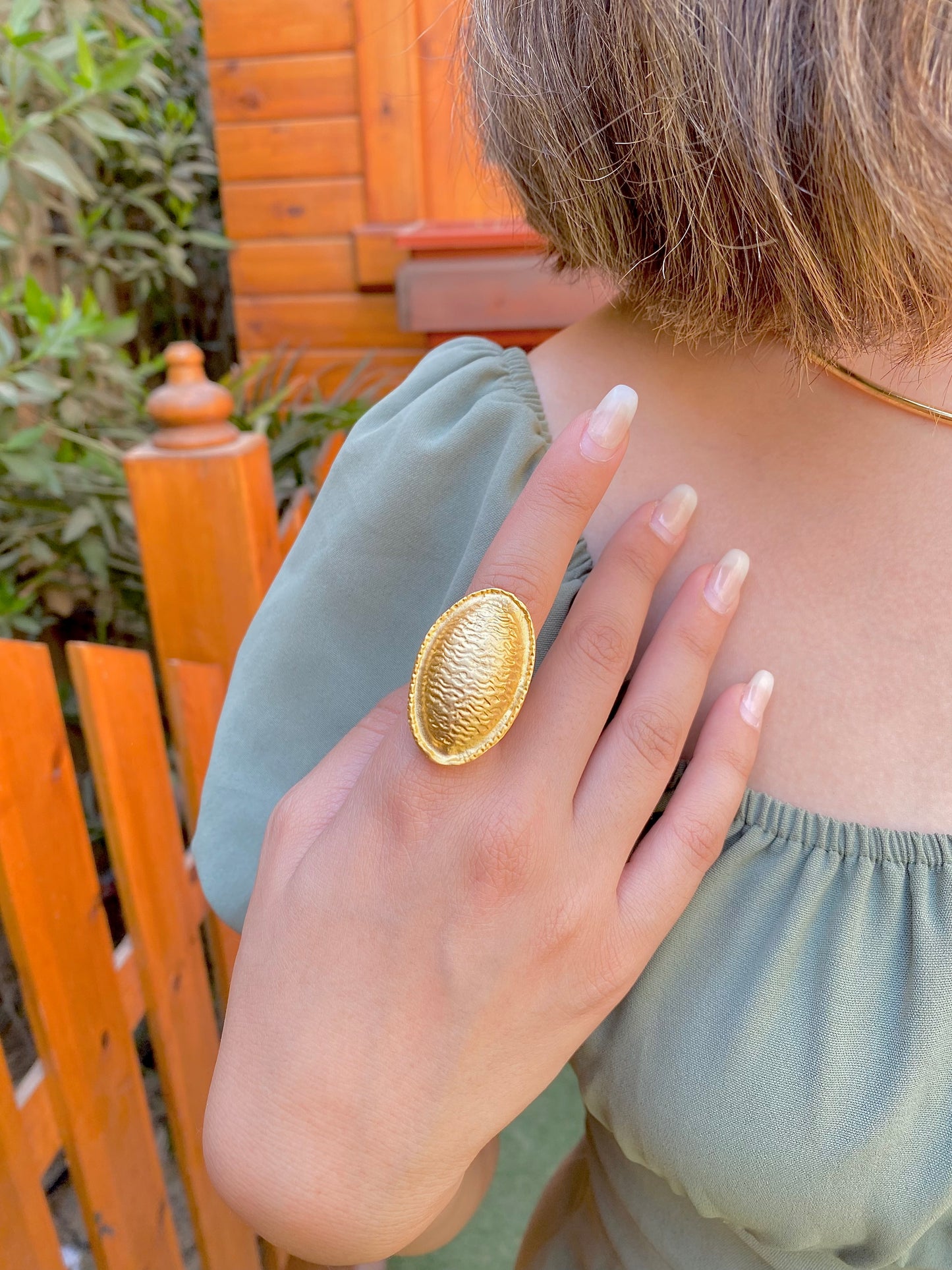 Desert Glow | Bold Brass Ring