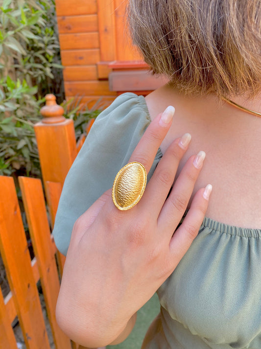 Desert Glow | Bold Brass Ring