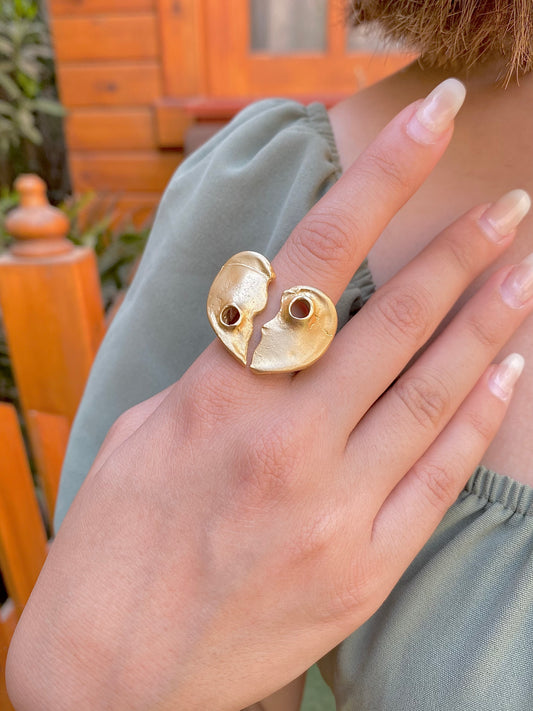 Broken Truth | Handmade Heart Ring