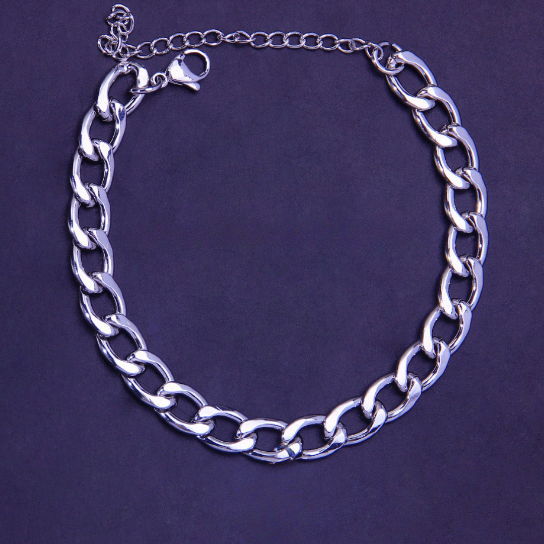 70023 Gold Plated Cuban Chain Anklet