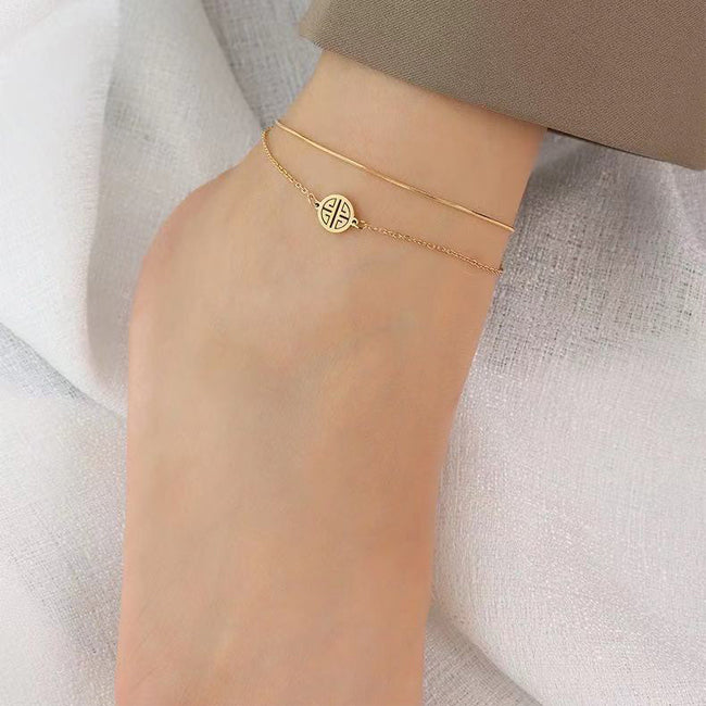 70030 Gold Plated Anklet