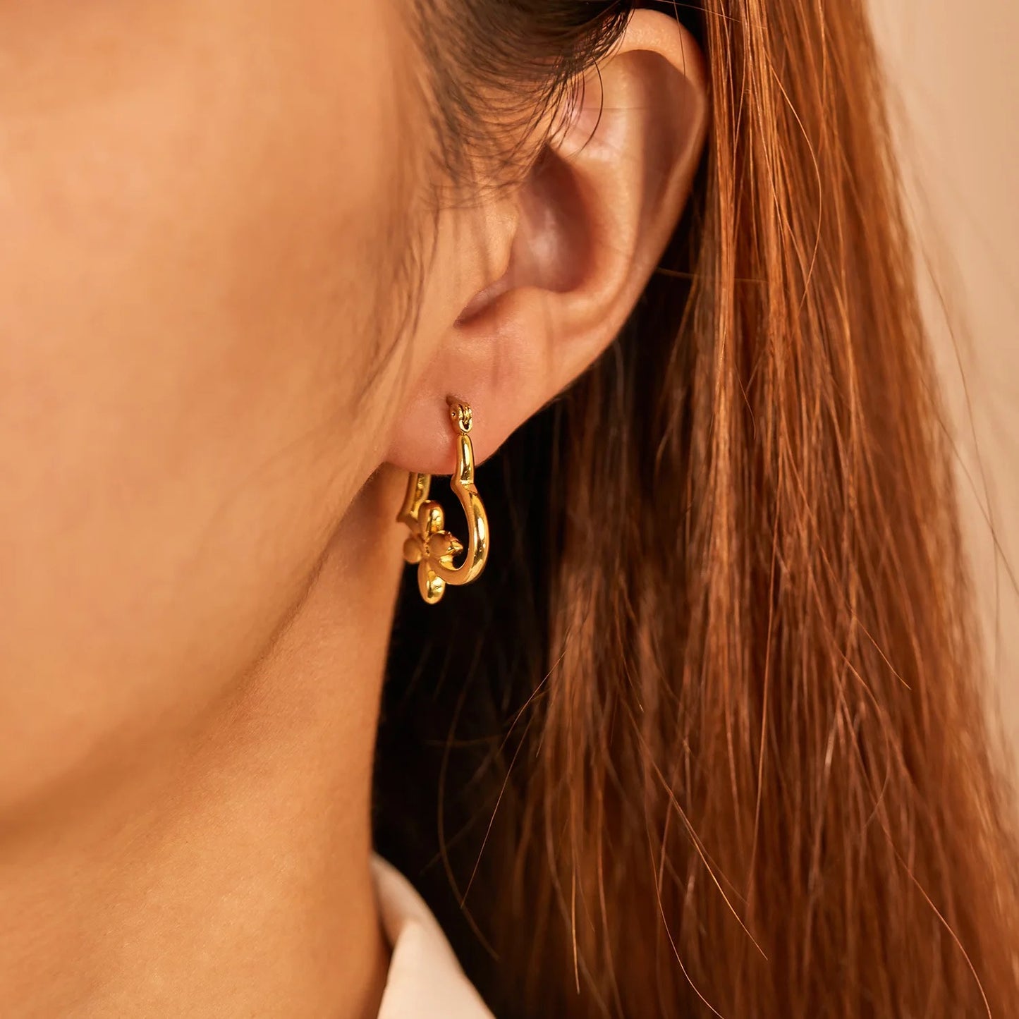 40205 Gold Plated Earrings