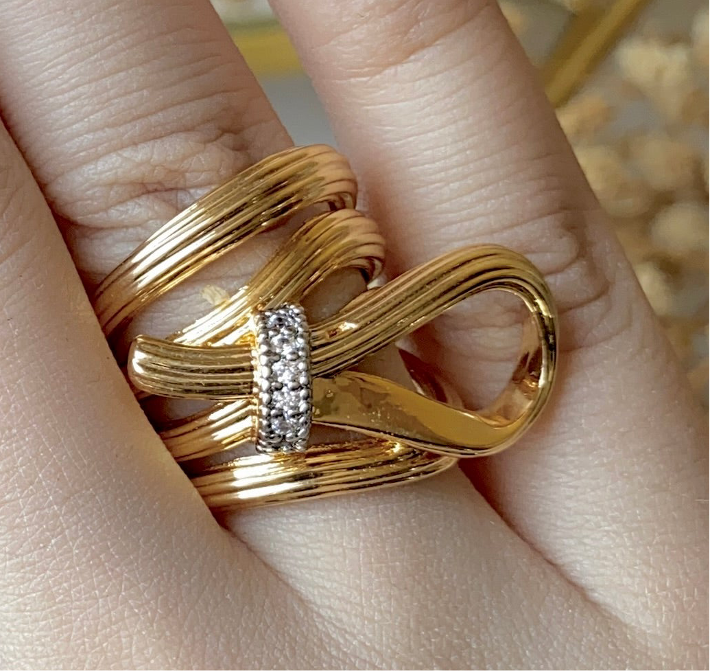 #50013 Copper Gold Plated Ring