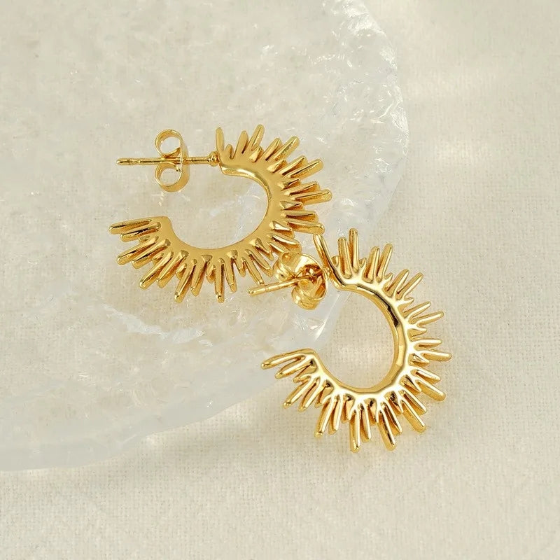 40248 gold plated Earrings