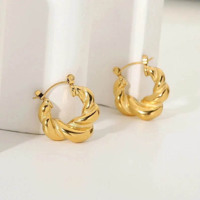 40207 Gold Plated Earrings