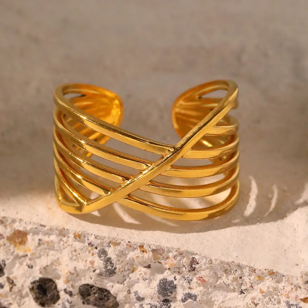 50194 Gold Plated Ring