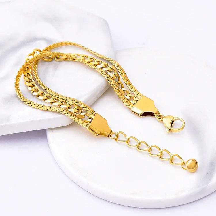 30329 Gold Plated Bracelet