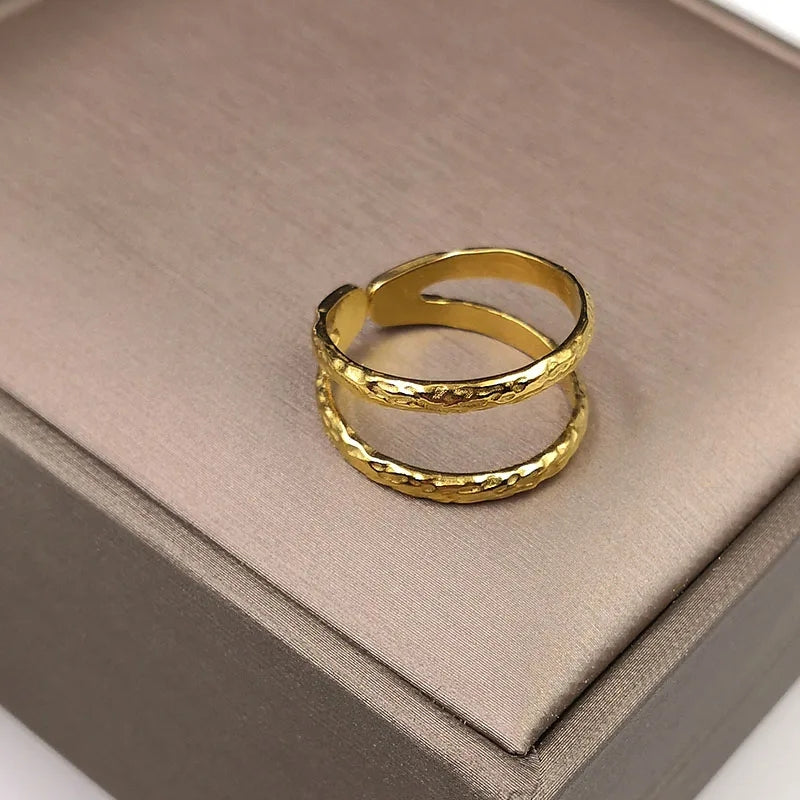 50158Gold Plated Ring