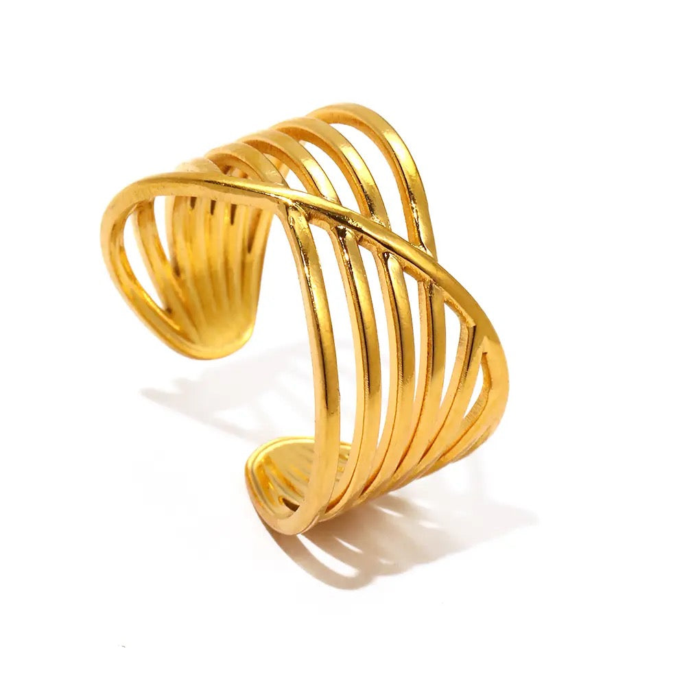 50194 Gold Plated Ring