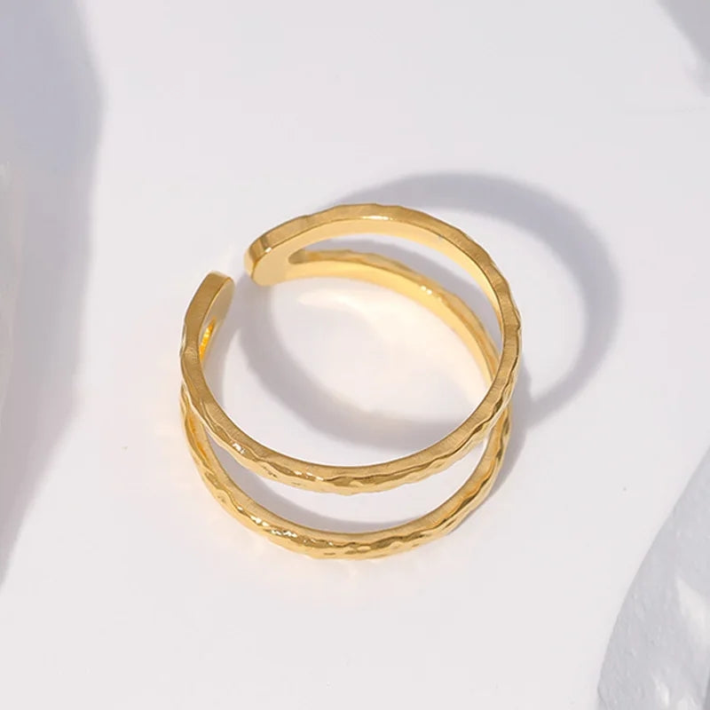 50158Gold Plated Ring