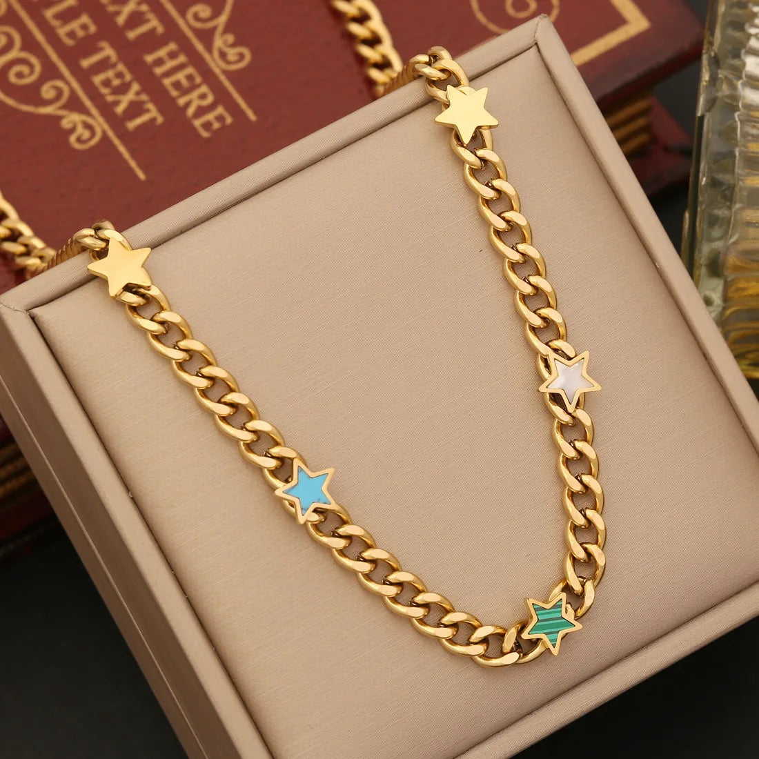 10327 gold plated necklace