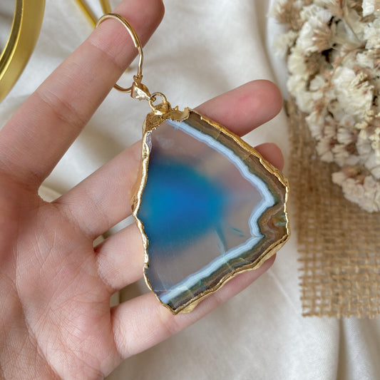 Ocean Edge | Handmade Bag Charm & Key Chain, Singular Creation