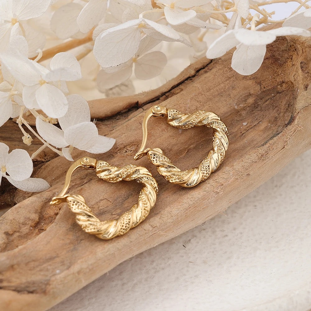 40208 Gold Plated Earrings