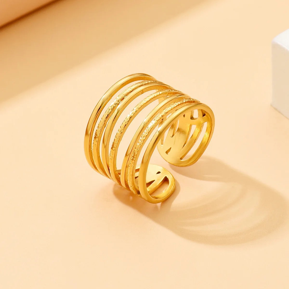 50197 Gold Plated Ring