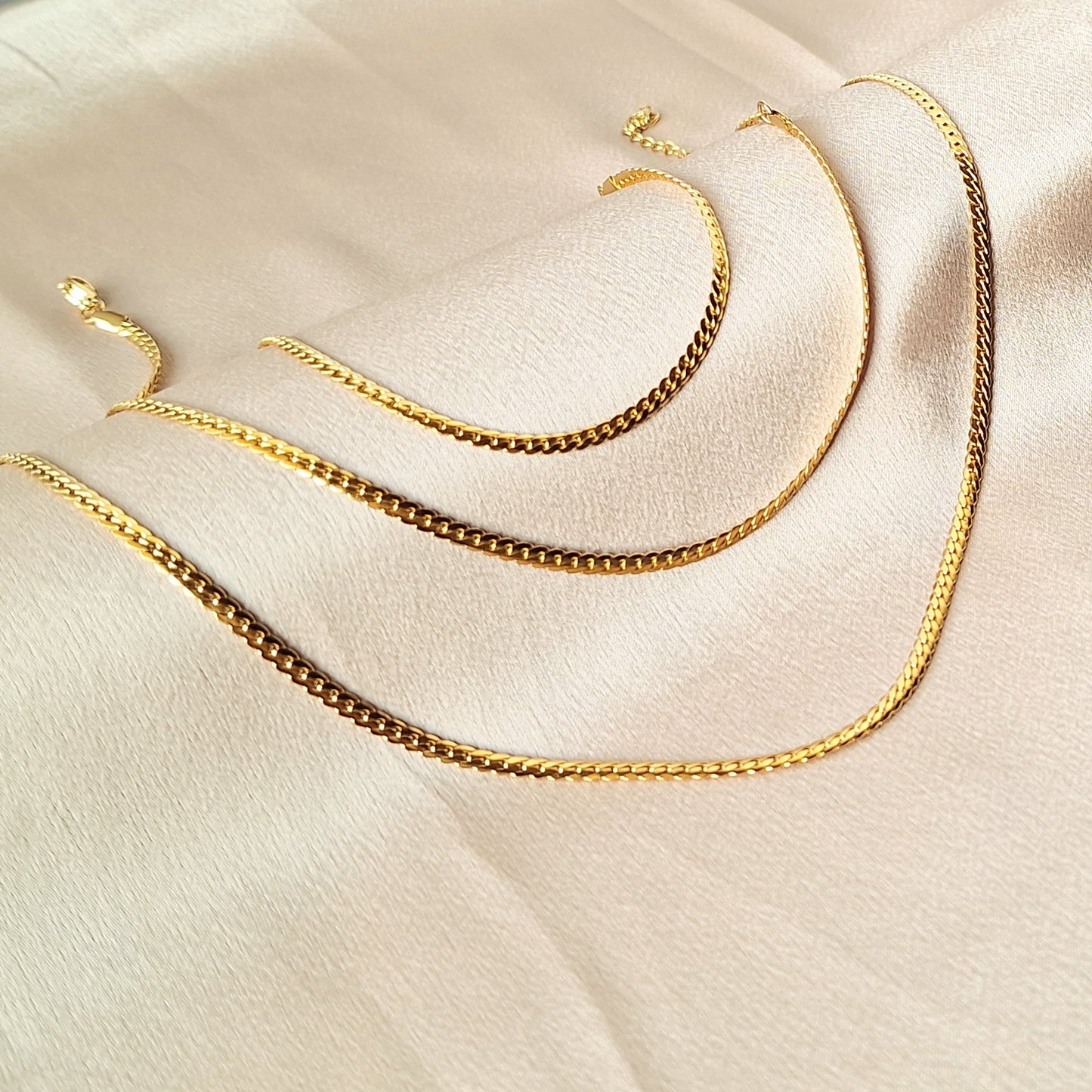 80030 Gold Plated 3 Pieces Set