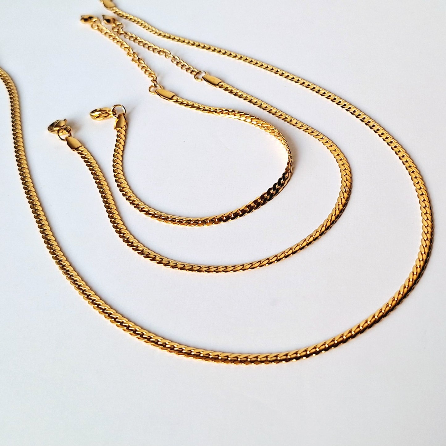 80030 Gold Plated 3 Pieces Set