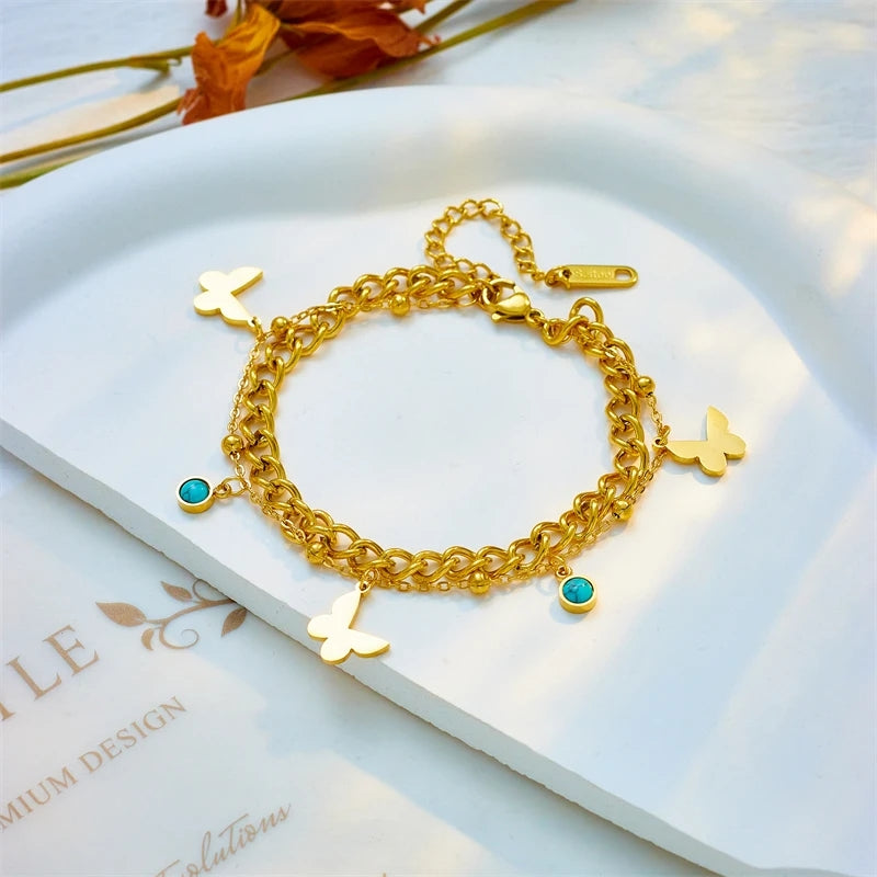 70126 Gold Plated Anklet