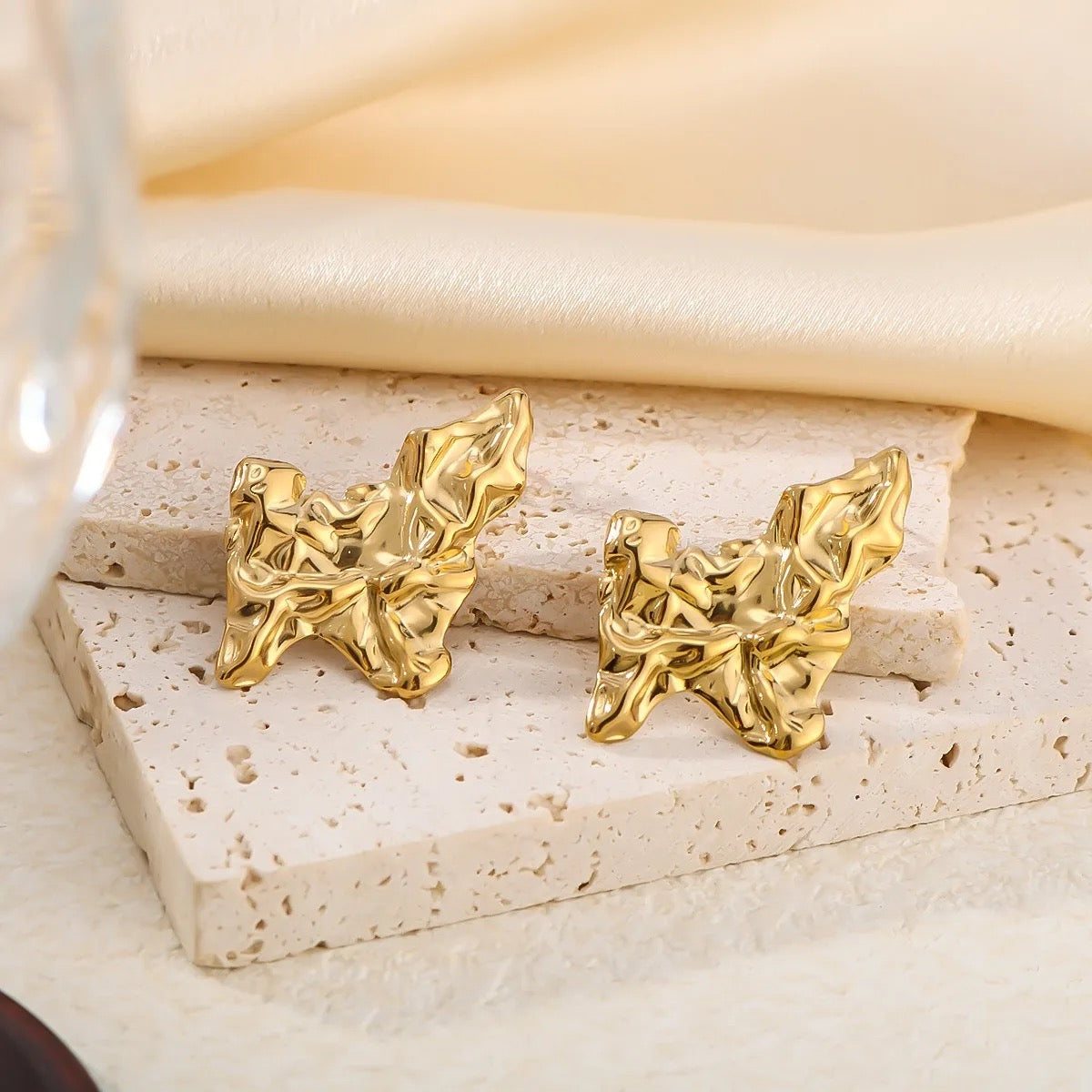 40227 Gold Plated Earrings