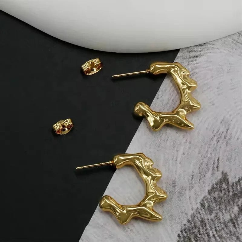 40212 Gold Plated Earrings