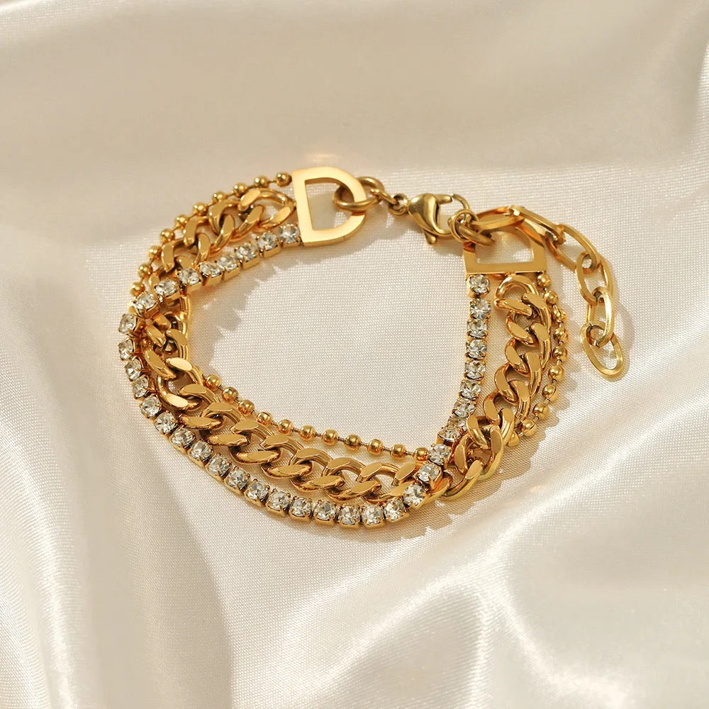 30328 Gold Plated Bracelet