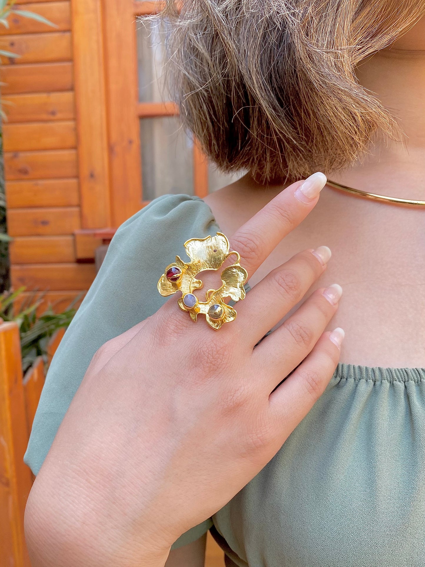Garden of Grace | Gem Bloom Ring