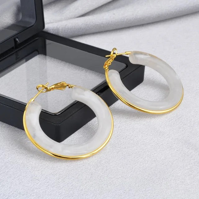 40218 Gold Plated Earrings