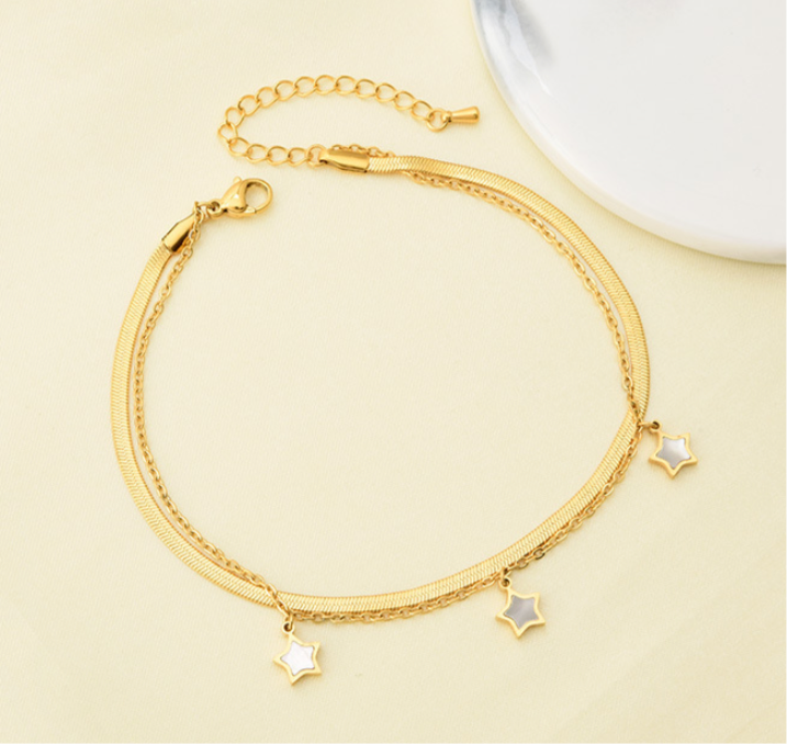 70129 Gold Plated Anklet