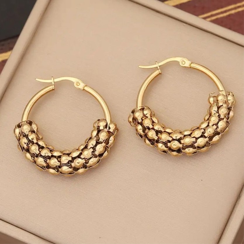 40233 Gold Plated Earrings