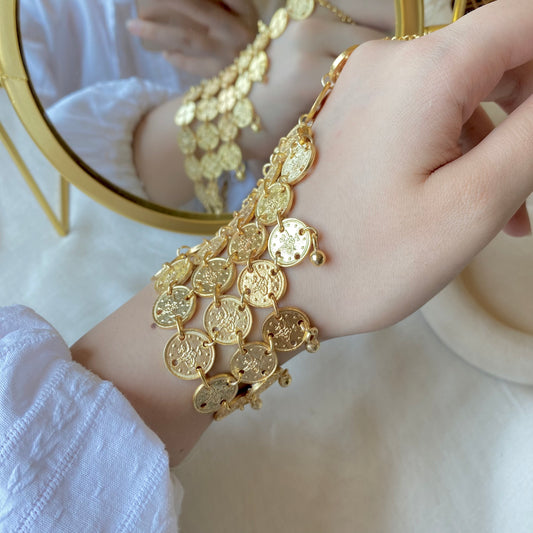 Desert Coins | Handmade Hand Chain, Singular Creation
