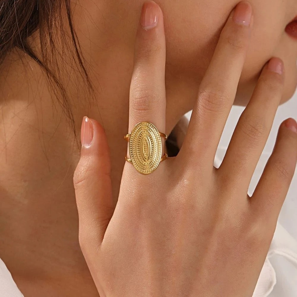 50195 Gold Plated Ring