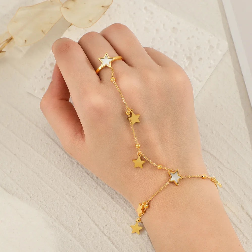 0006 Gold Plated Hand Chain