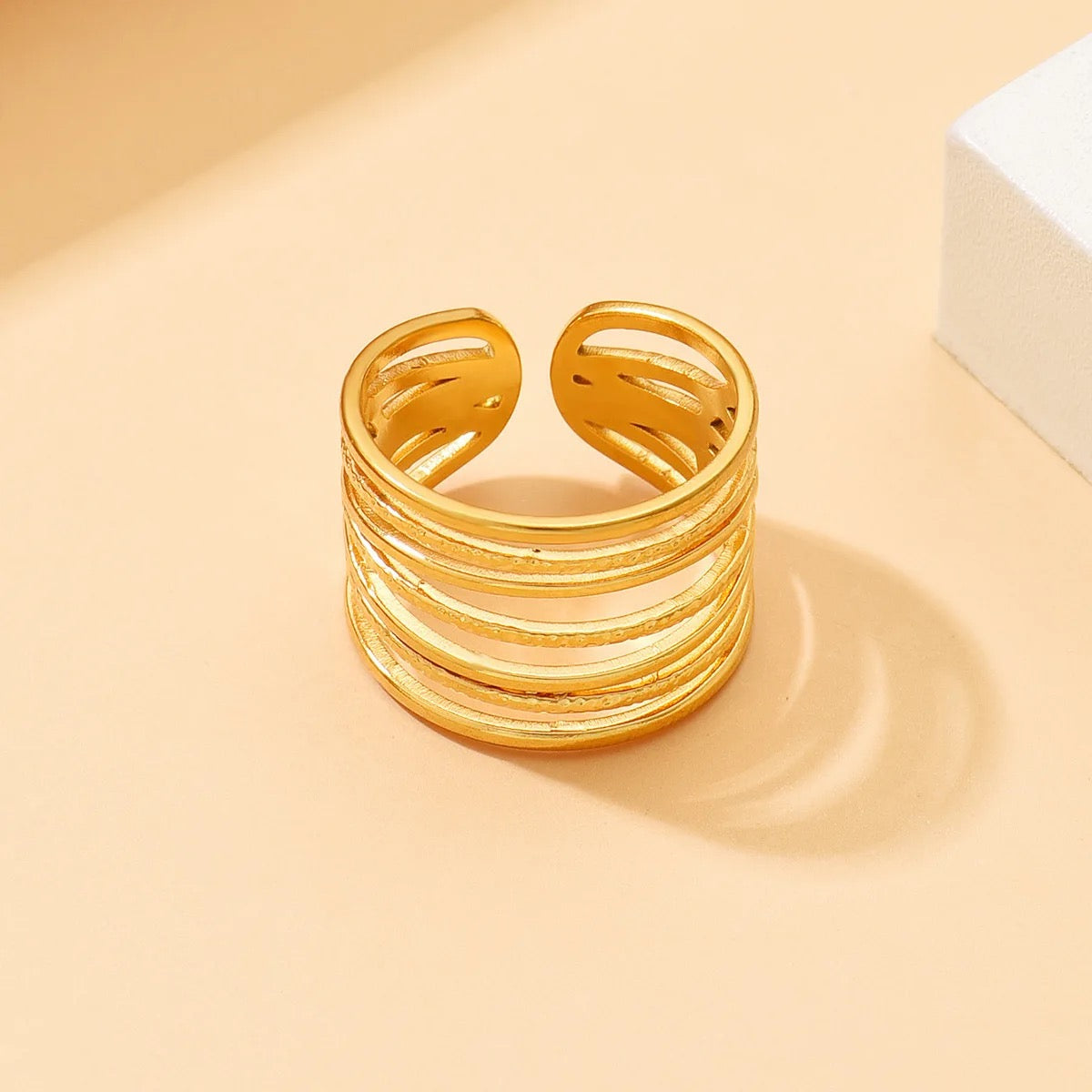 50197 Gold Plated Ring