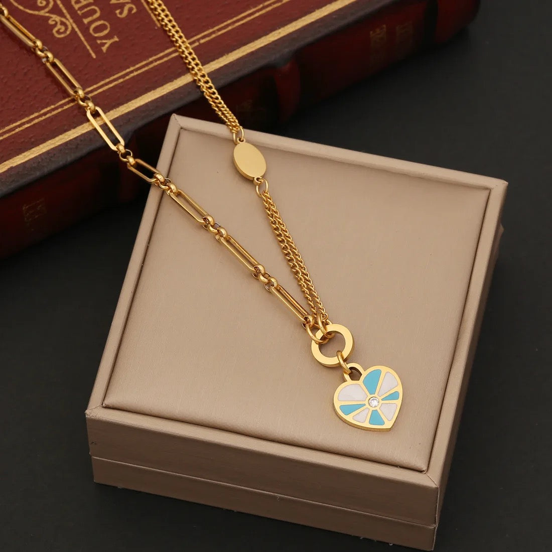 10319 gold plated necklace