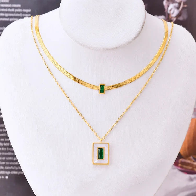 10317 gold plated necklace