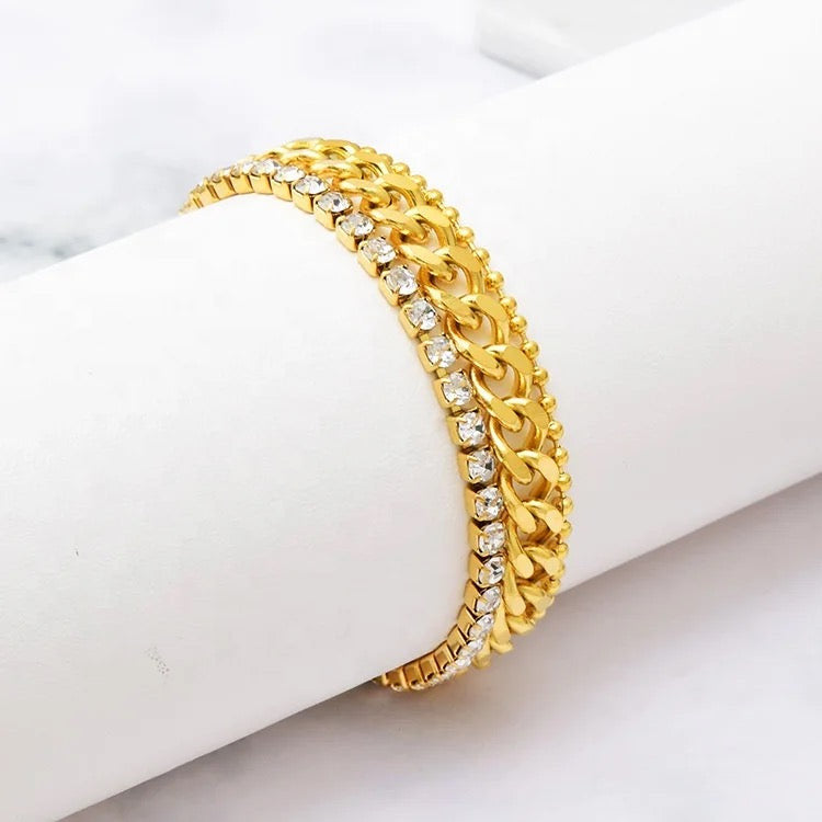 30328 Gold Plated Bracelet