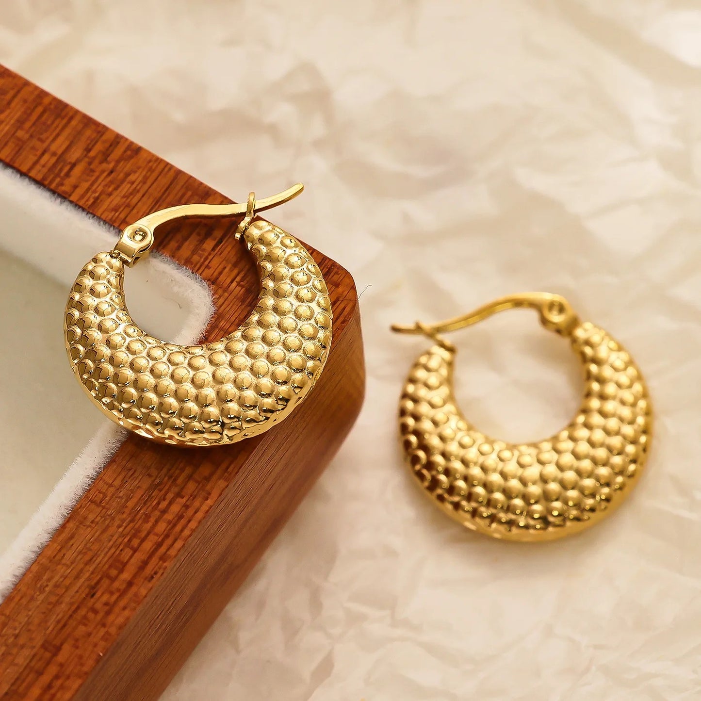 40206 Gold Plated Earrings