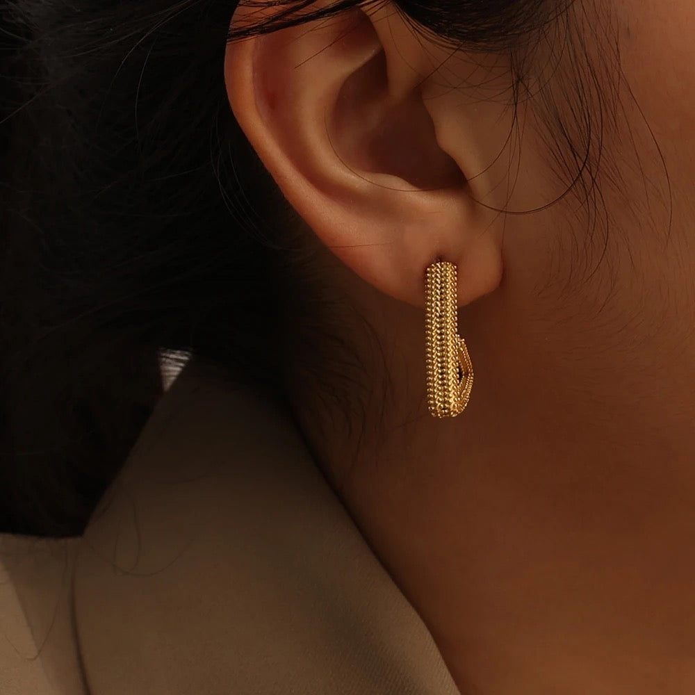 40210 Gold Plated Earrings