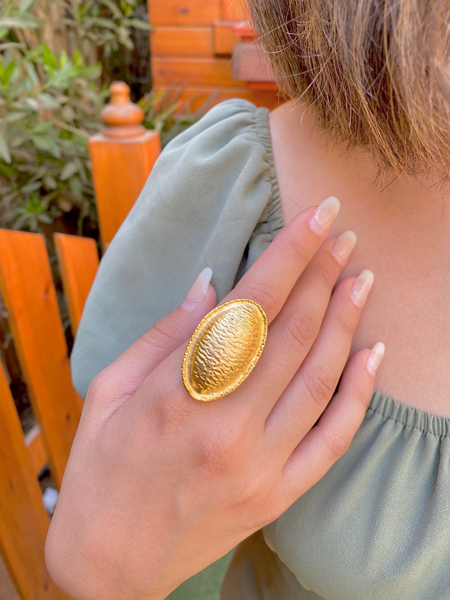 Desert Glow | Bold Brass Ring
