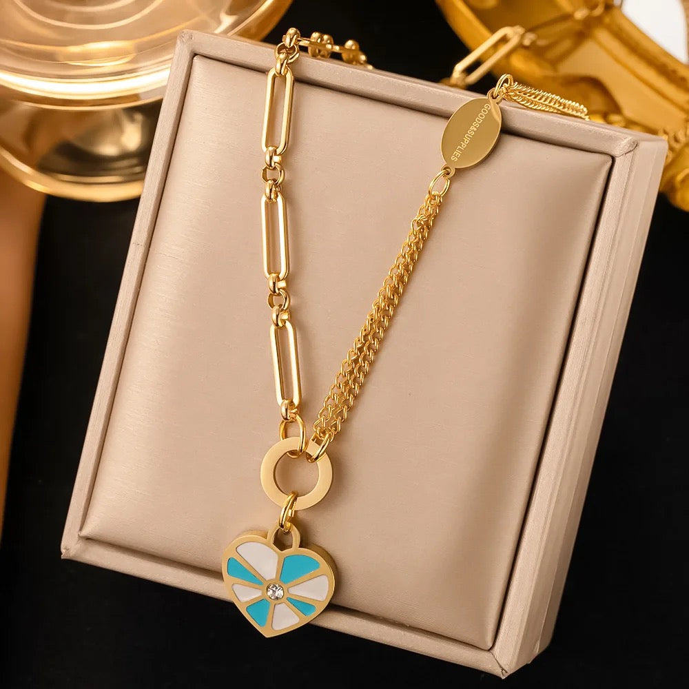 10319 gold plated necklace