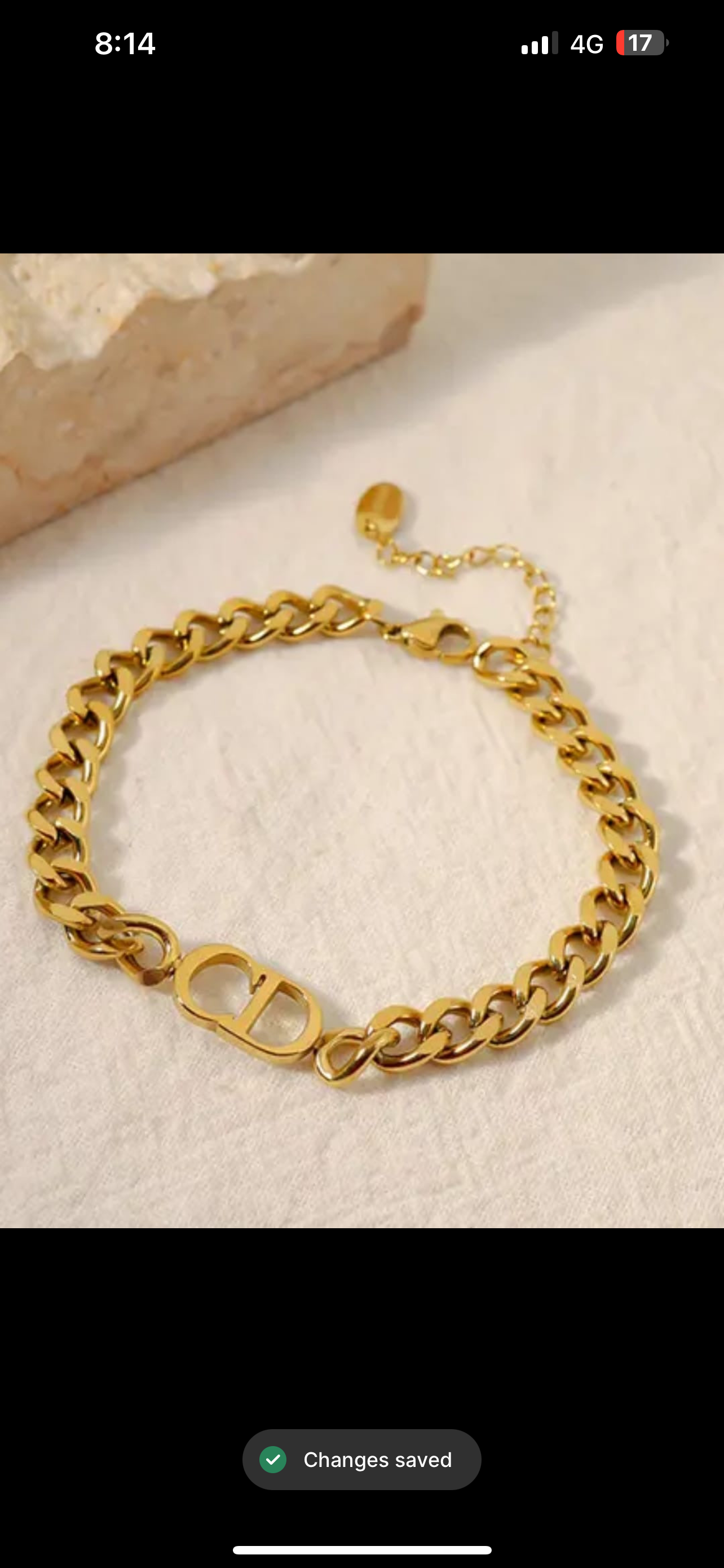 30305 Gold Plated Bracelet