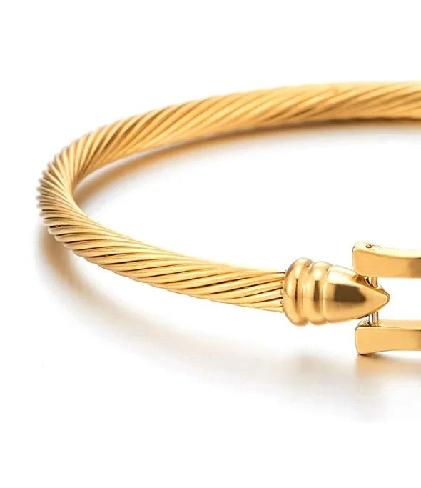 20204 Gold Plated Bangle