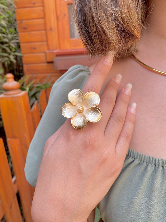 Golden Petal | Handmade Ring